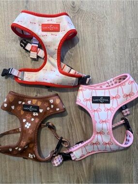 Set of 3 Lucy Co Dog Harness Bundle (M)